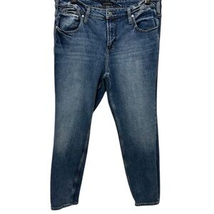 SILVER JEANS Womens Size 14 L28.5 Beau Blue